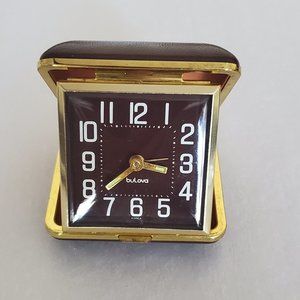 Bulova Vintage Travel Alarm Clock